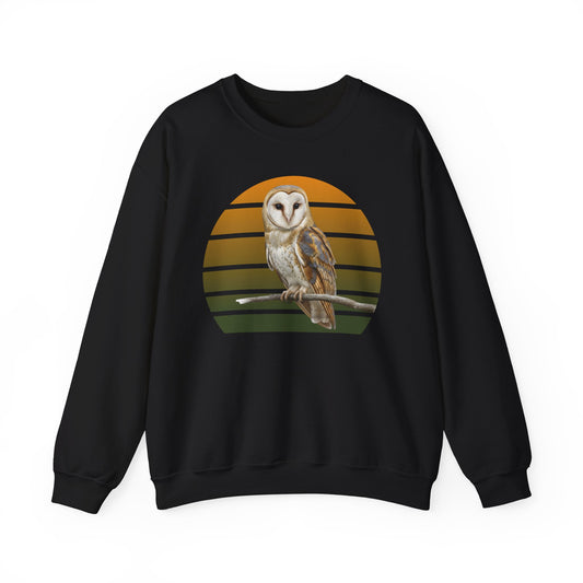 Barn Owl Sweatshirt | Bird Watcher Crewneck | Unisex Songbird Gift for Bird Lovers
