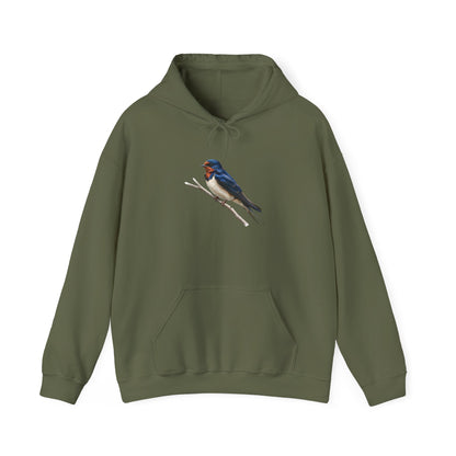 Barn Swallow Hoodie Bird Watcher | Unisex Sweater | Gift for Bird Lovers