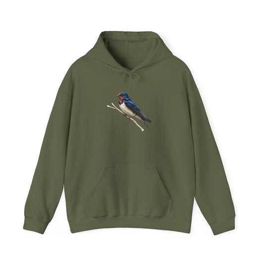 Barn Swallow Hoodie Bird Watcher | Unisex Sweater | Gift for Bird Lovers