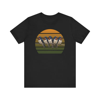 Barn Swallow Premium T-Shirt | Unique Birdwatcher & Birder Gift by jz.birds
