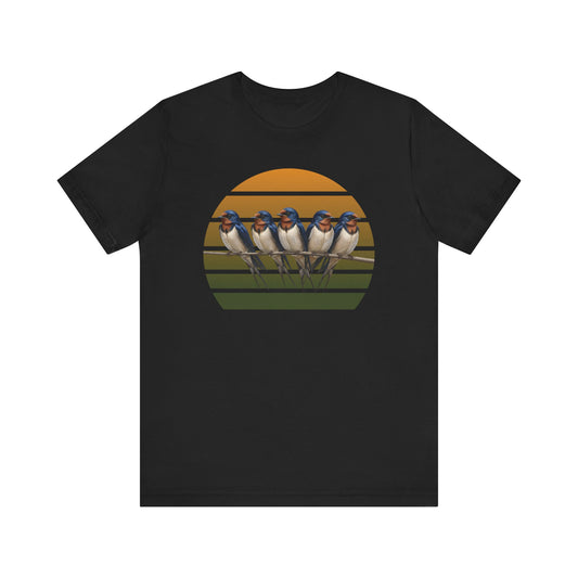 Barn Swallow Premium T-Shirt | Unique Birdwatcher & Birder Gift by jz.birds