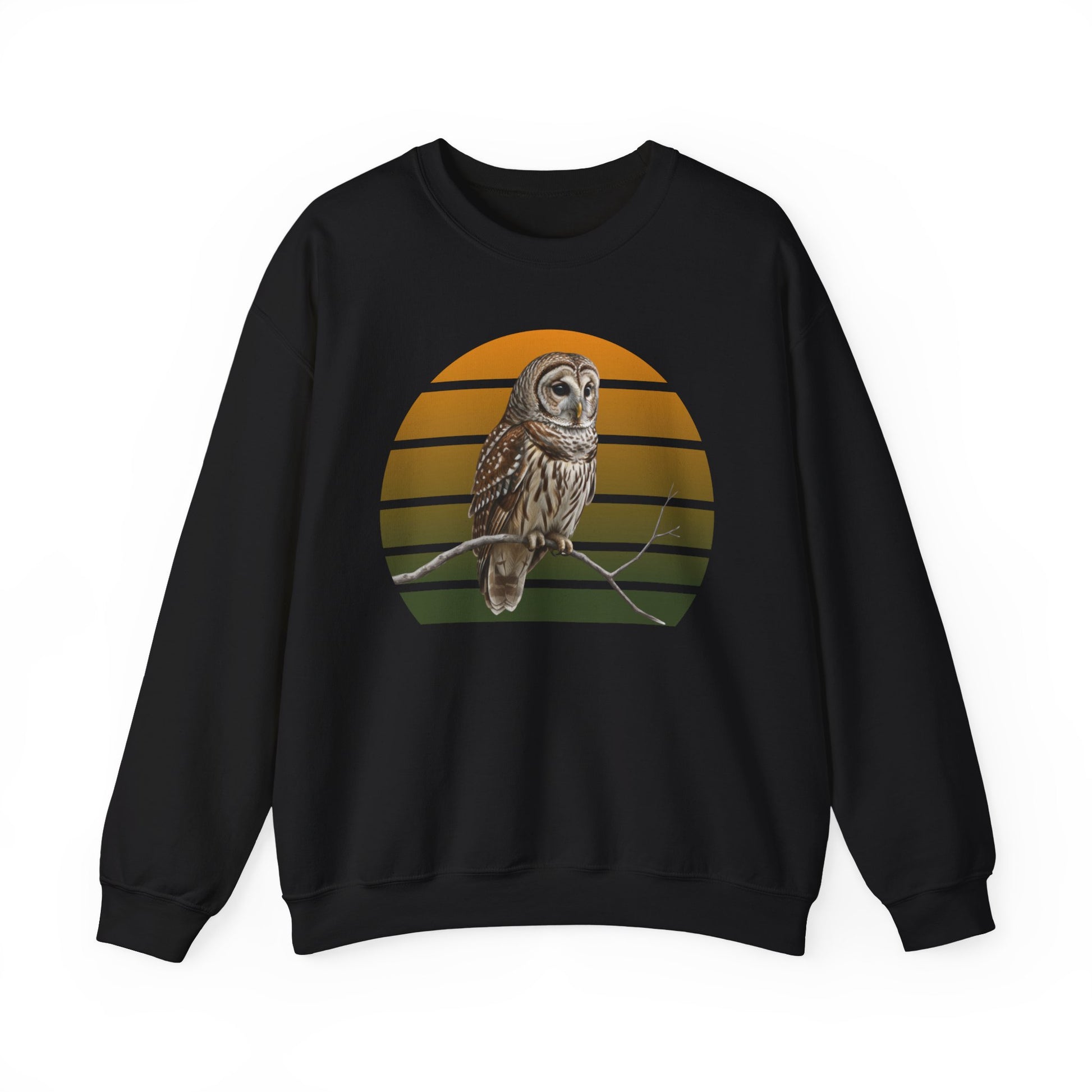 Barred Owl Sweatshirt | Unisex Bird Lover Pullover | Wildlife Birder Gift | Bird Crewneck