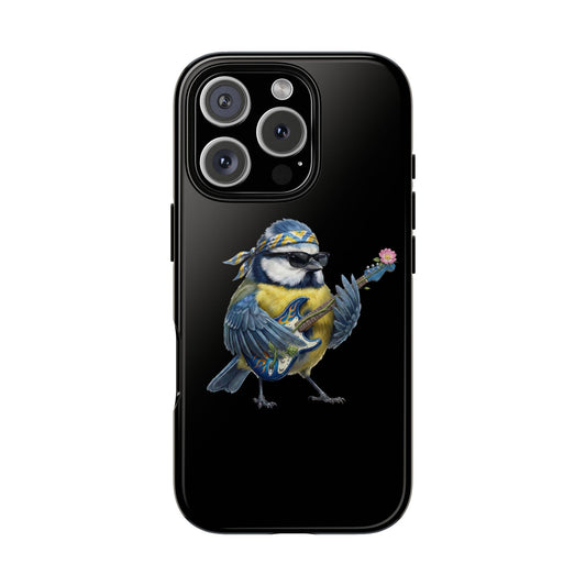 Bert Blumen-Gitarre Handyhülle (iPhone & Google Pixel) – Die Gartenvögel Band 2 Merch