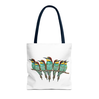 Bienenfresser Tragetasche 40x40cm Vogel Tasche Weiß für Vogelbeobachter