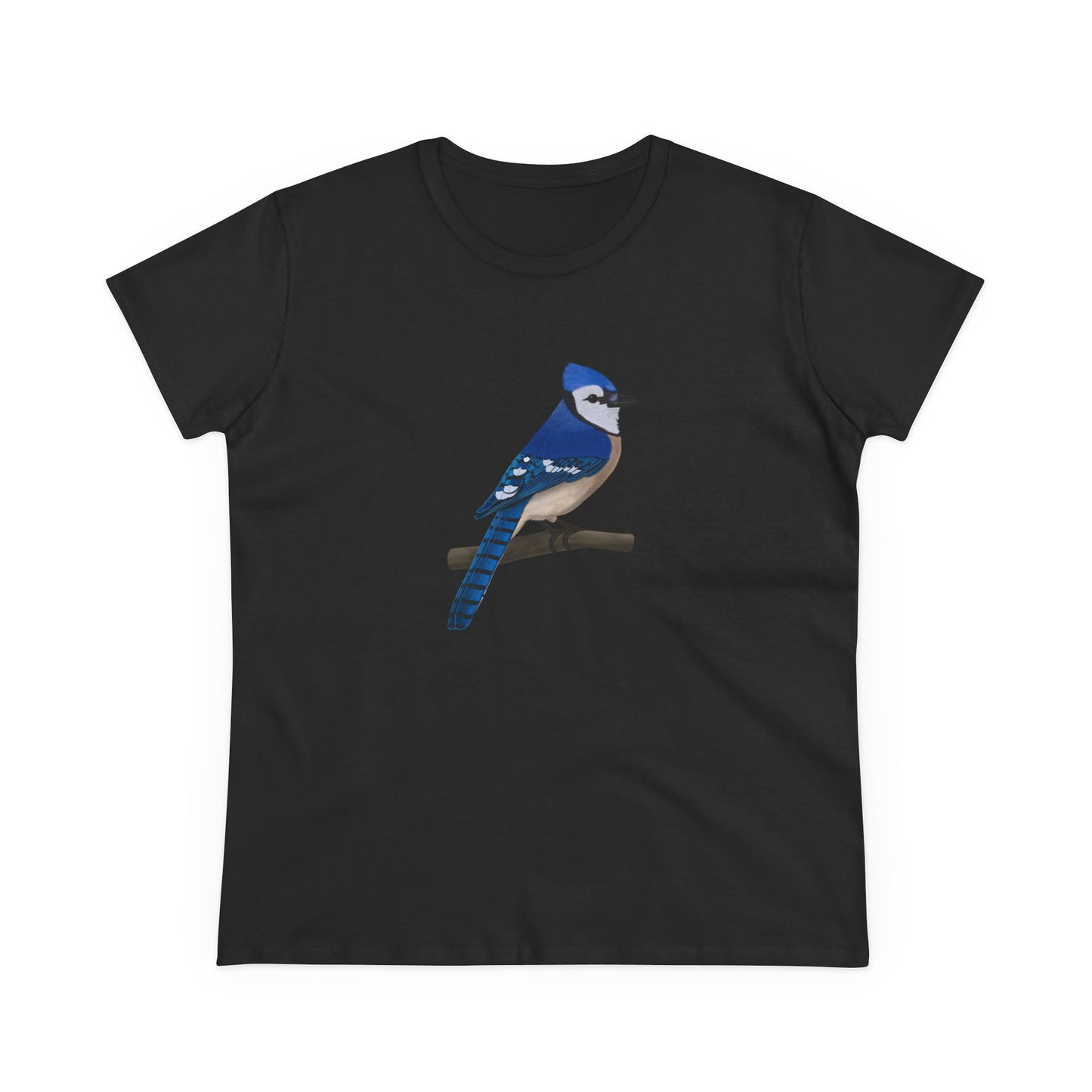 Blue Jay Bird Design for Birdwatchers and Bird Lovers Women's T-Shirt