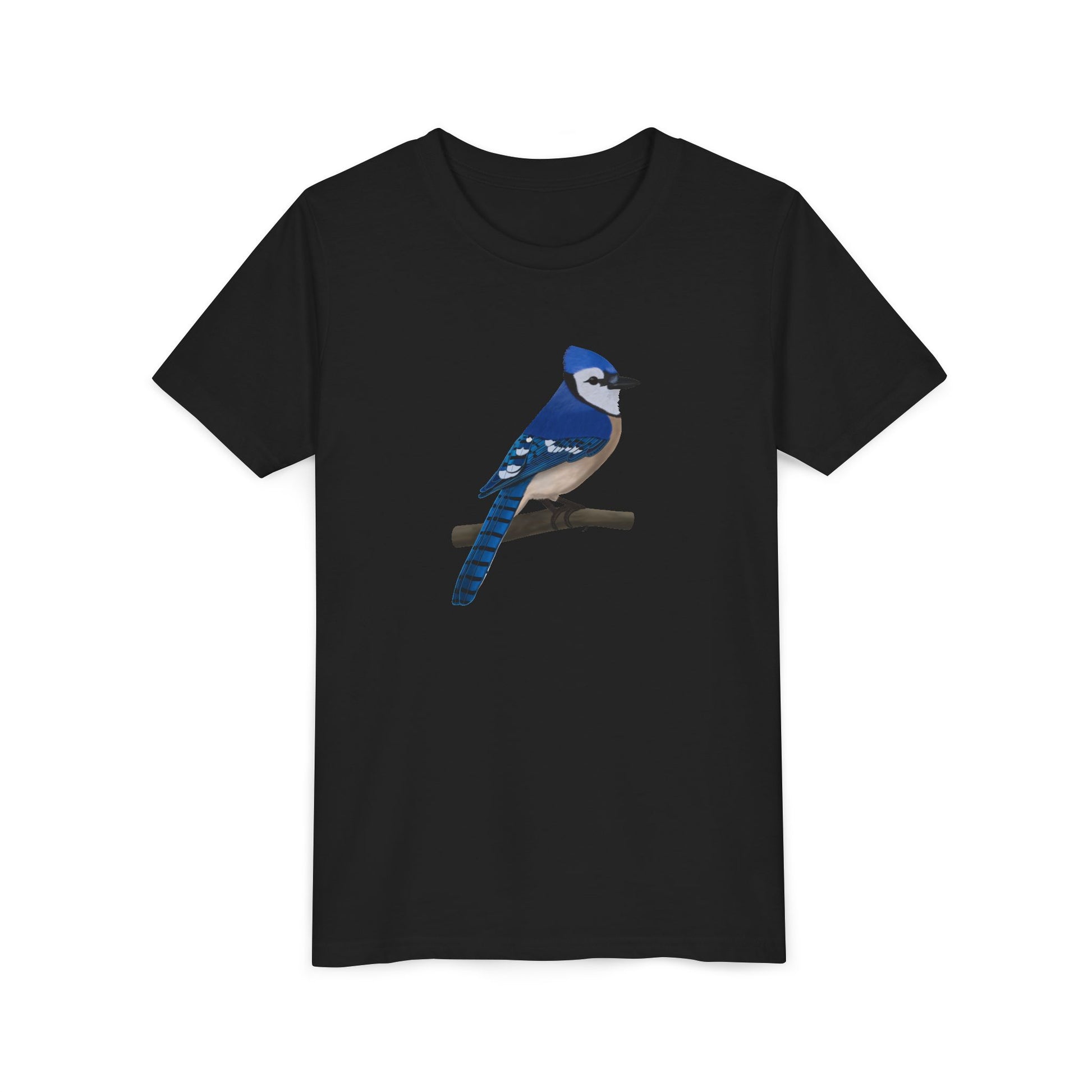 Blue Jay Birding & Birdwatching Bird Youth T-Shirt