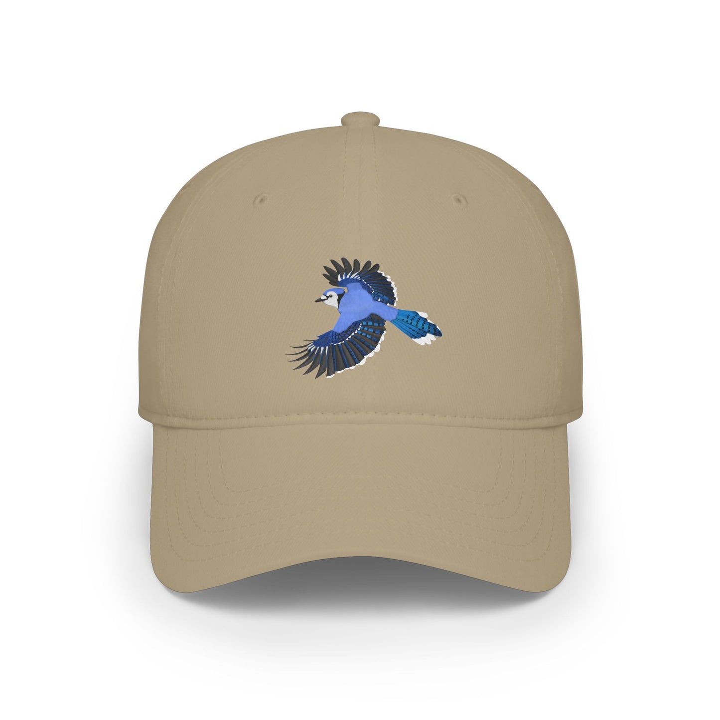 Blue Jay Birdwatching Cap | Realistic Backyard Bird Art Hat
