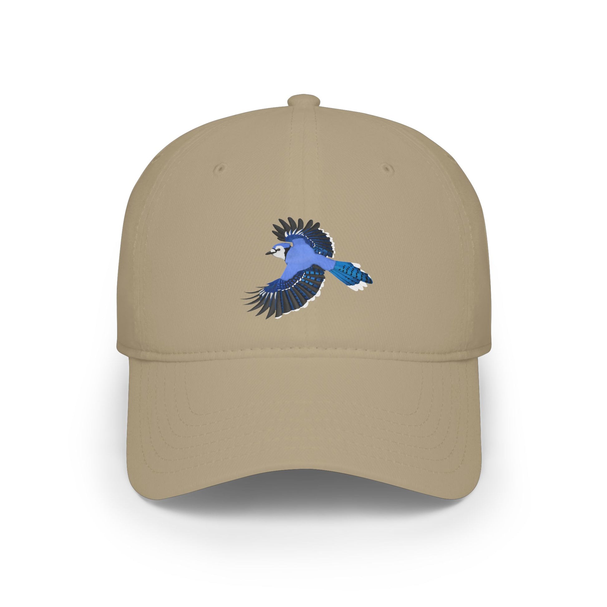 Blue Jay Birdwatching Cap | Realistic Backyard Bird Art Hat