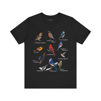 Blue Jay Cardinal Oriole Bluebird Hummingbird Bluebird Birding & Birdwatching T-Shirt