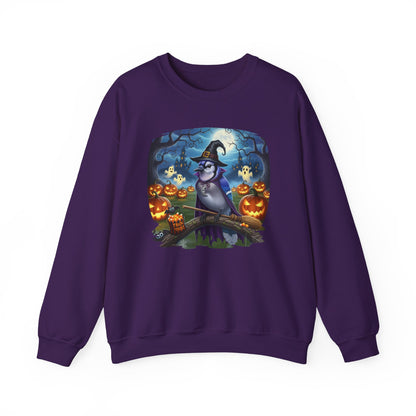 Blue Jay Halloween Bird Sweatshirt - Spooky Halloween Costume for Bird Lovers