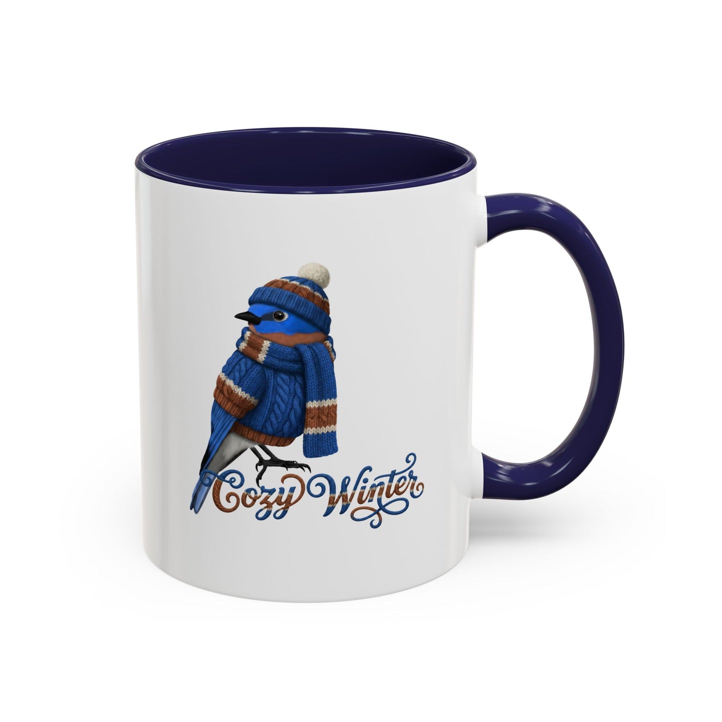 Bluebird Ceramic Bird Coffee Mug – Custom Gift for Bird Watchers