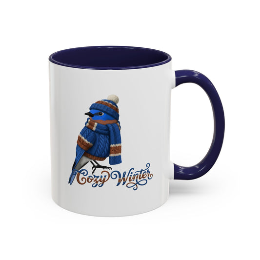 Bluebird Ceramic Bird Coffee Mug – Custom Gift for Bird Watchers