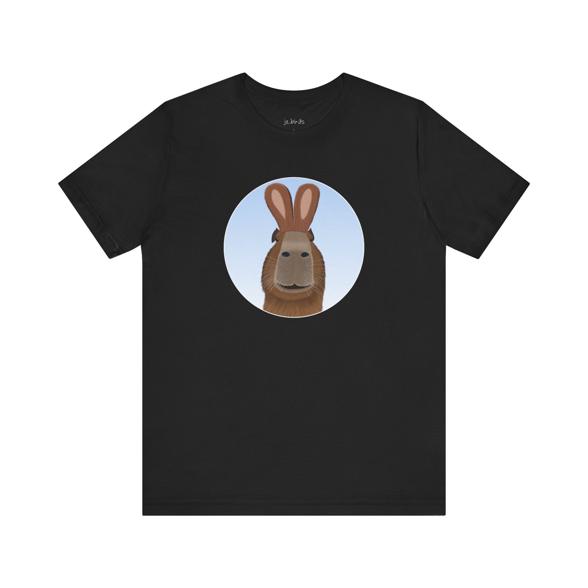 Capybara with Rabbit Ears Funny Bunny Easter T-Shirt