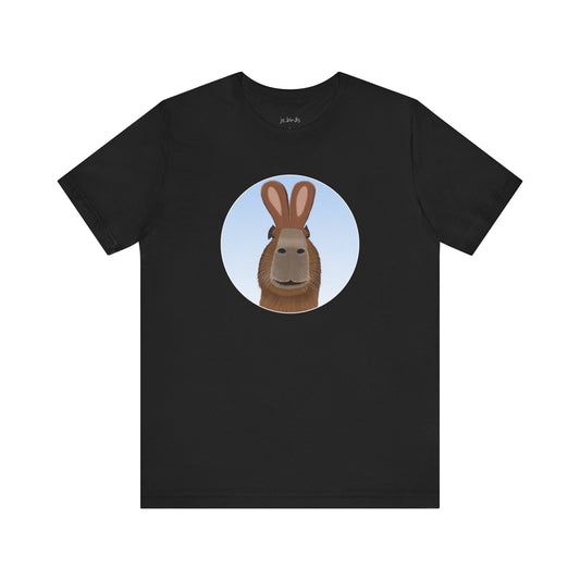 Capybara with Rabbit Ears Funny Bunny Easter T-Shirt