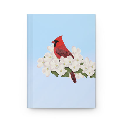 Cardinal Bird Hardcover Journal 150 Pages