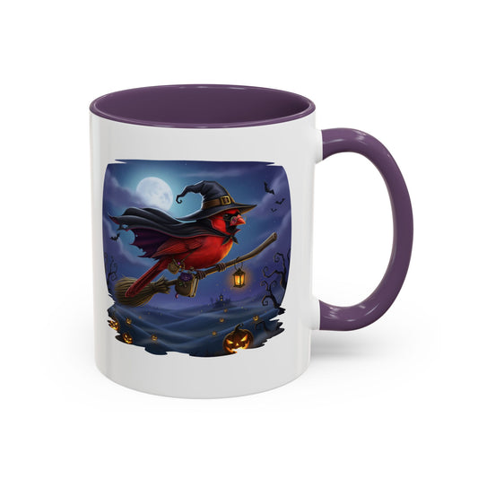 Cardinal Halloween Bird Mug - Perfect for Spooky Season