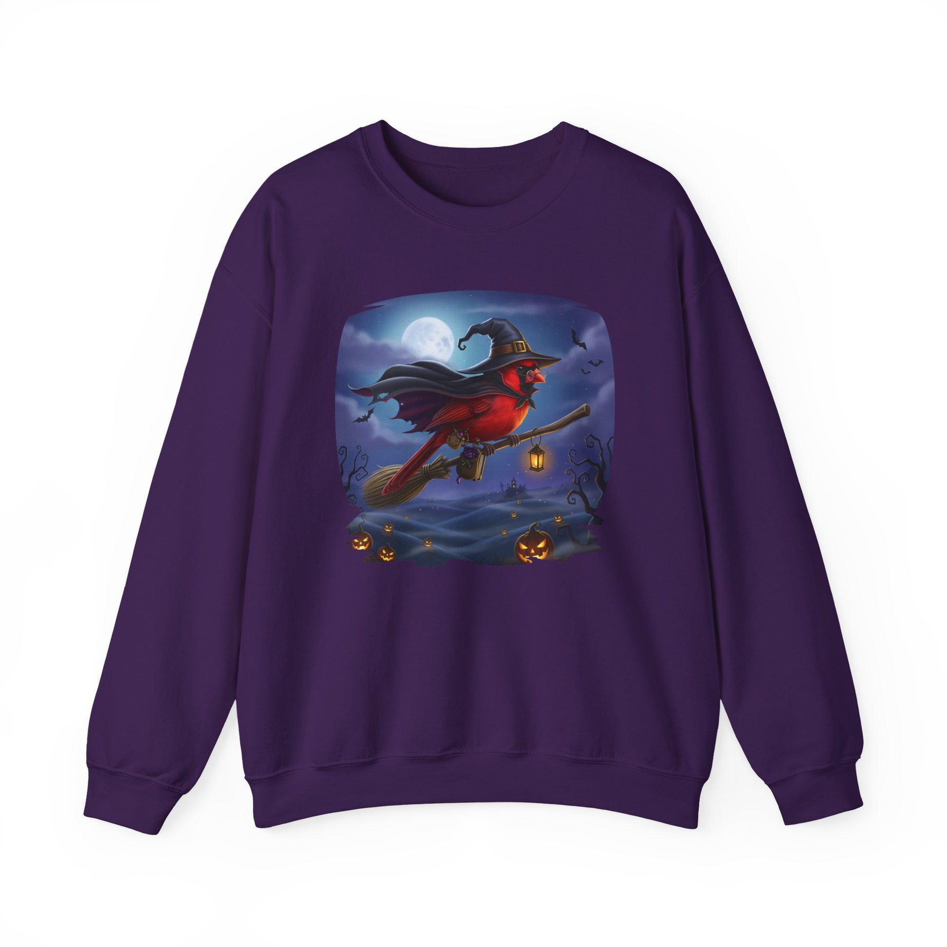 Cardinal Halloween Bird Sweatshirt - Spooky Halloween Costume for Bird Lovers