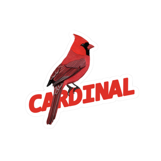Cardinal Sticker Bird Lover & Bird Watcher