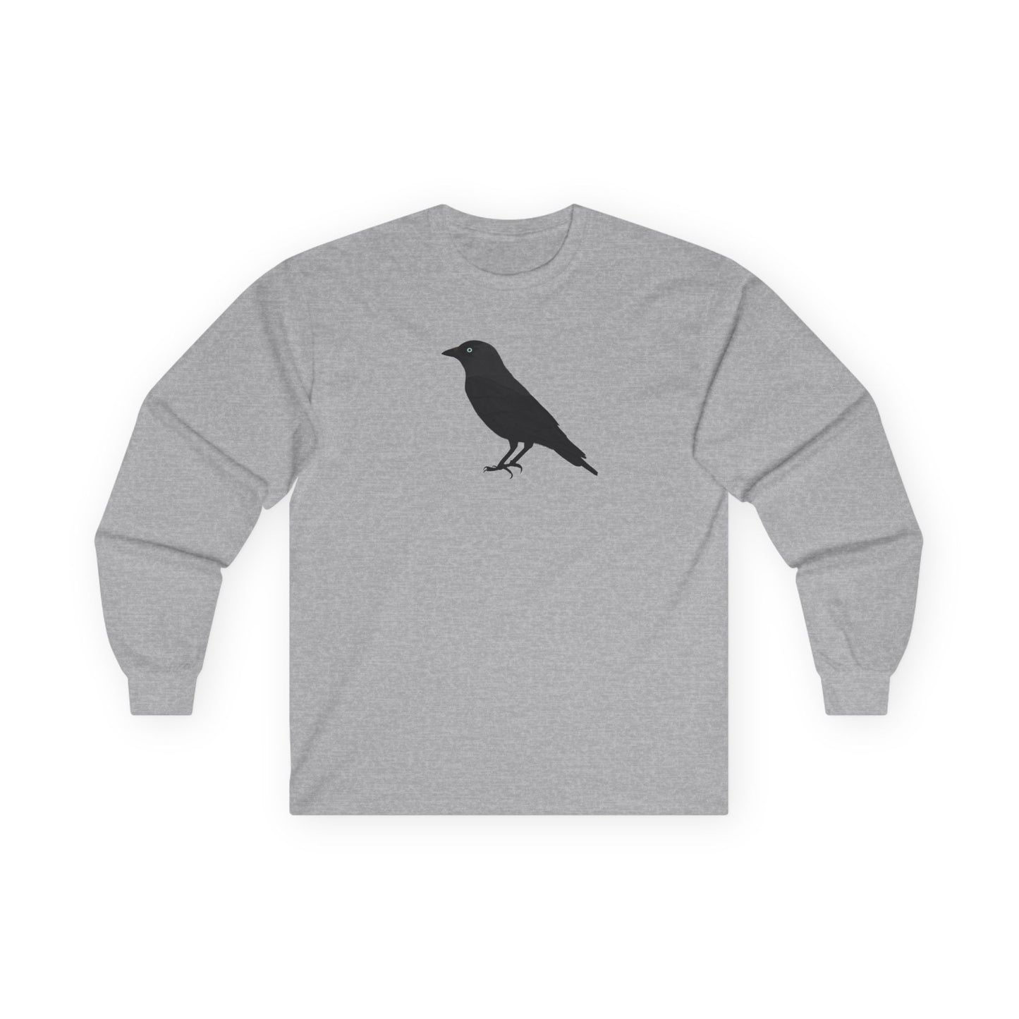 Crow Birding & Birdwatching Bird Cotton Long Sleeve T-Shirt