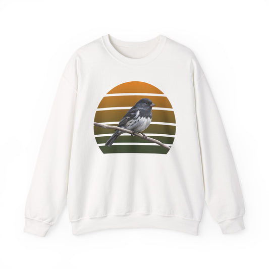 Dark-Eyed Junco Sweatshirt | Cozy Winter Birder Pullover | Snow Bird Crewneck Gift