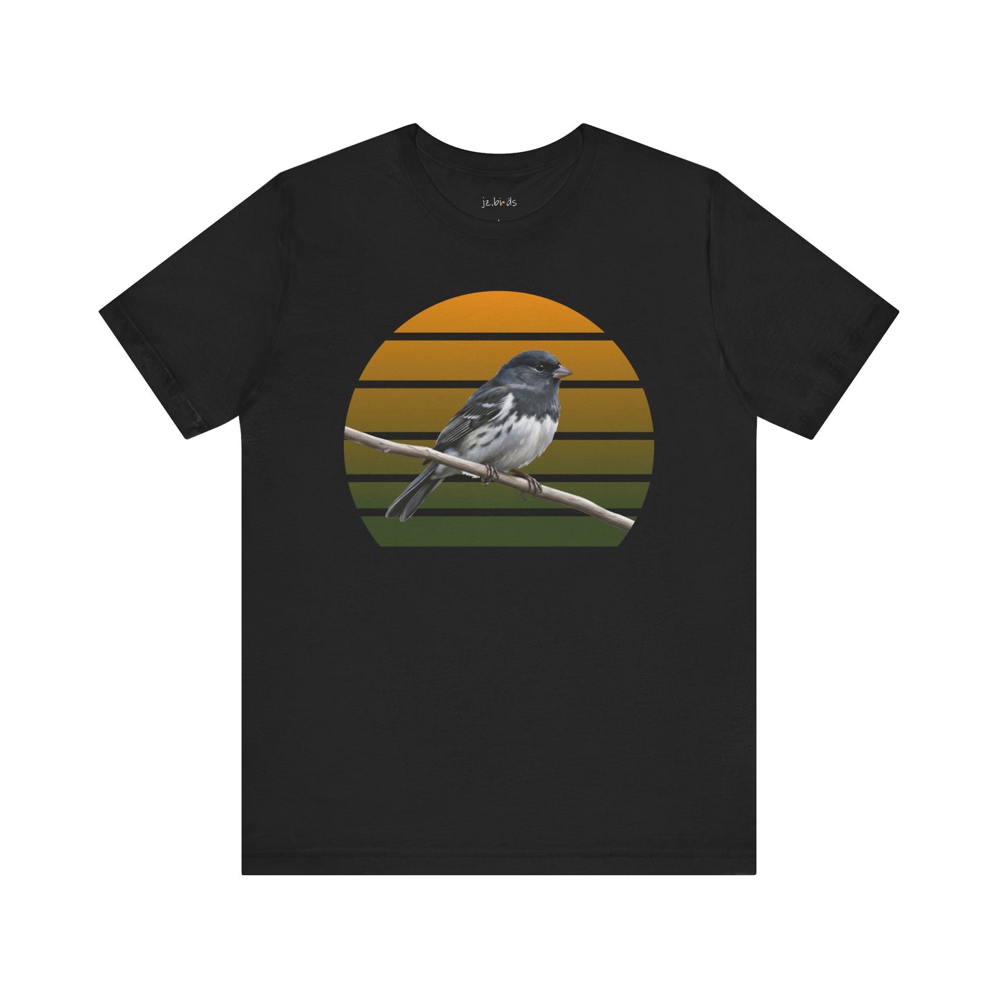 Dark-Eyed Junco T-Shirt | Unisex Retail Fit Bird Lover Tee | Wildlife Birder Gift