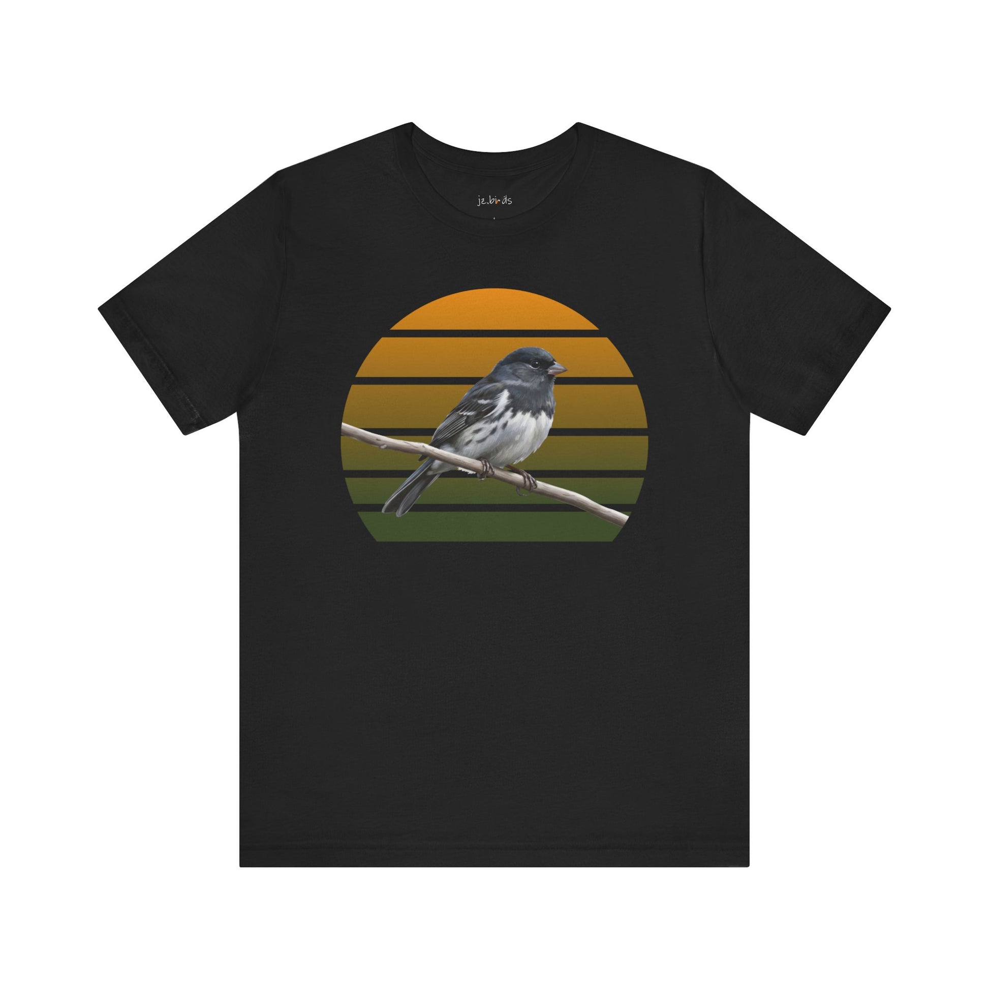 Dark-Eyed Junco T-Shirt | Unisex Retail Fit Bird Lover Tee | Wildlife Birder Gift