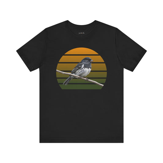 Dark-Eyed Junco T-Shirt | Unisex Retail Fit Bird Lover Tee | Wildlife Birder Gift