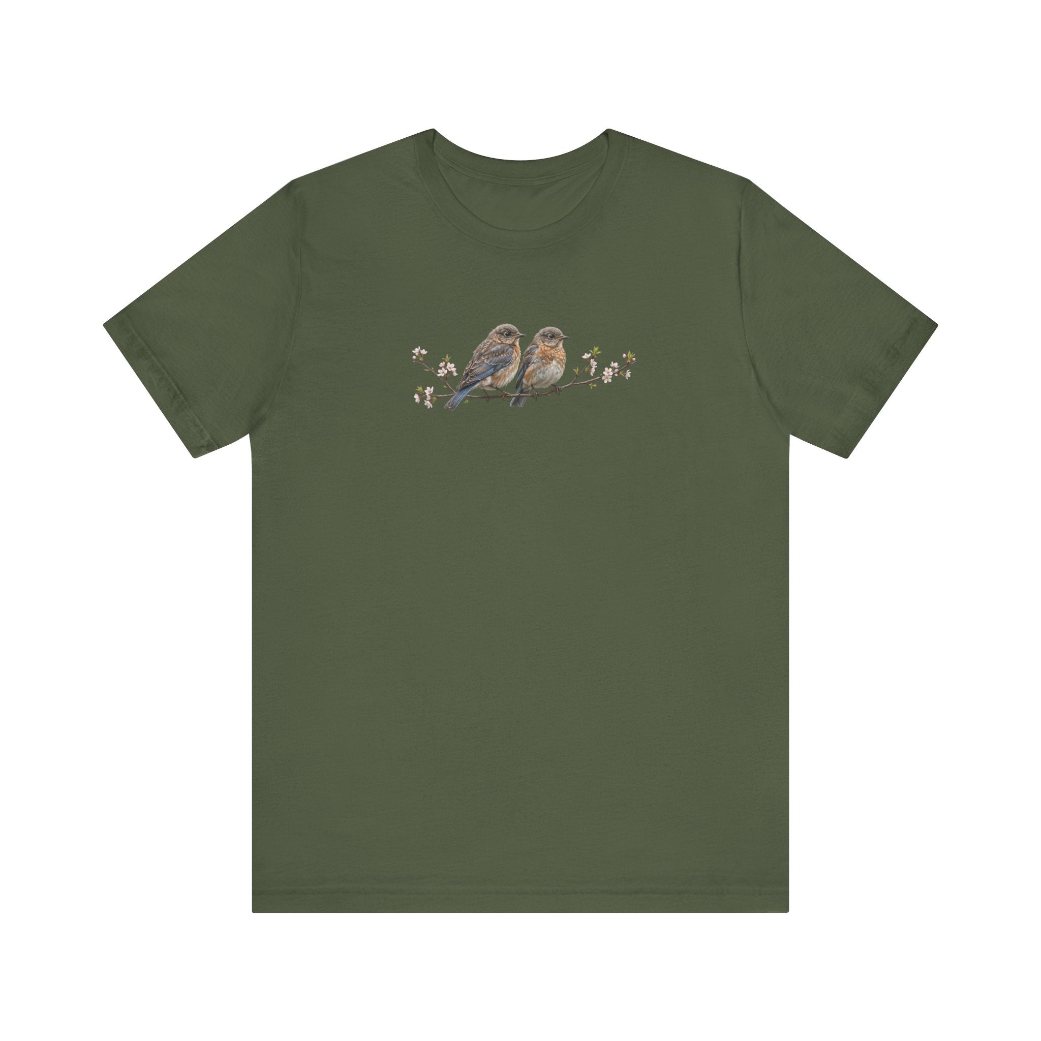 Eastern Bluebird Fledgling T-Shirt | Graphic Tee for Bird Watchers