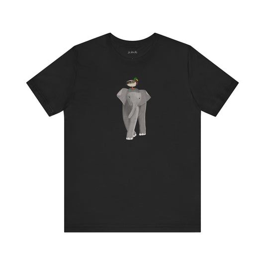 Elephant with Mallard Duck Birds Birding & Birdwatching T-Shirt