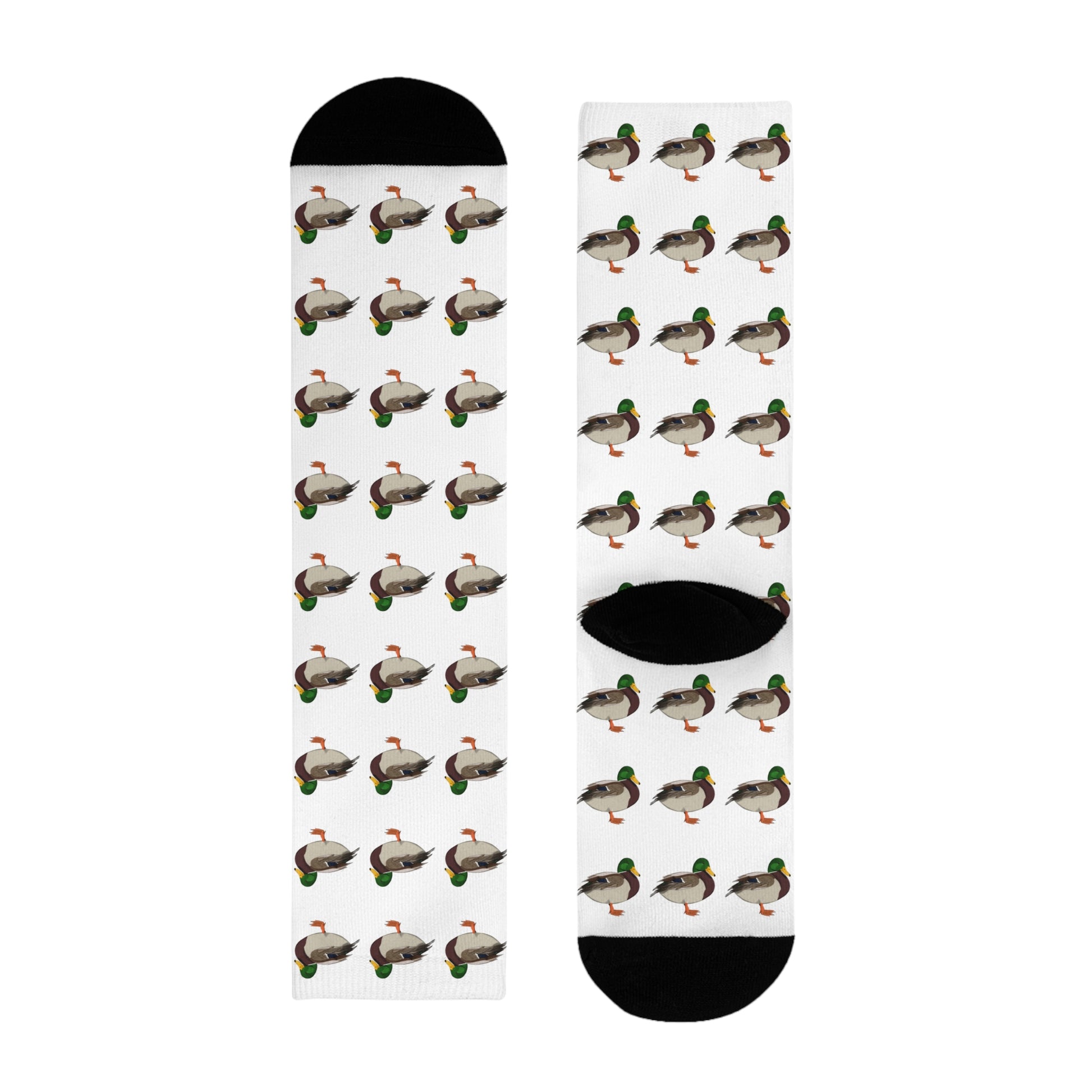 Ente Vogel Socken für Vogelfreunde & Vogelbeobachter Weiß