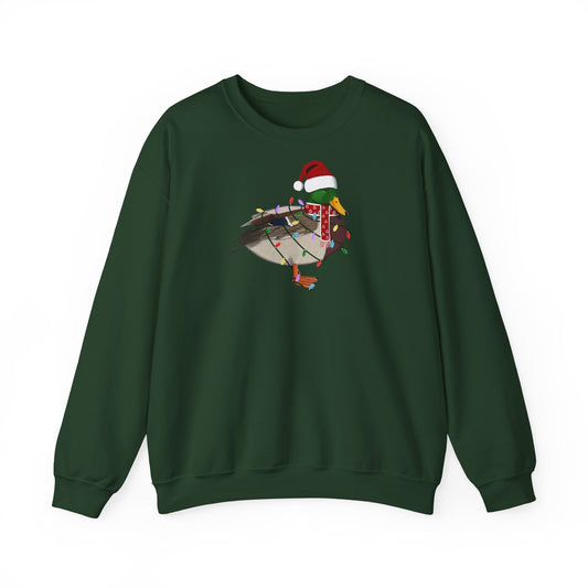 Ente Weihnachts-Sweatshirt | Unisex Vogel Sweater für Vogelfreunde & Vogelbeobachter