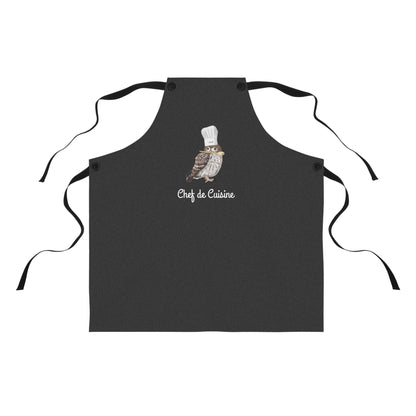 Eulen Schürze Chef de Cuisine | Lustiges Geschenk für Hobbyköche | jz.birds