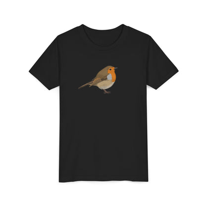 European Robin Birding & Birdwatching Bird Youth T-Shirt