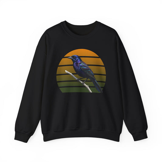 Grackle Sweatshirt | Common Grackle Birder Gift | Great-Tailed Bird Lover Crewneck