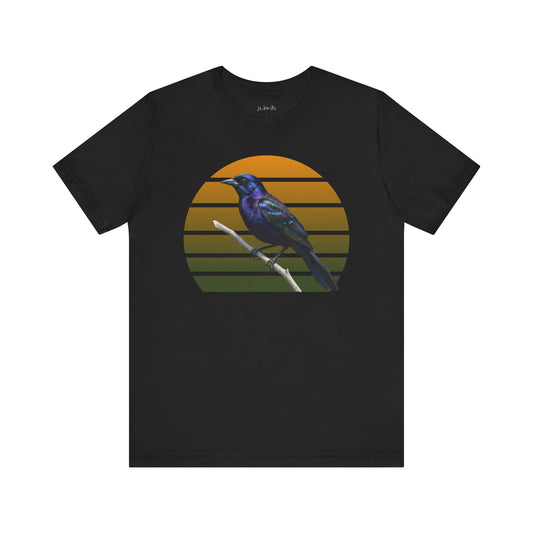 Grackle T-Shirt | Unisex Retail Fit Bird Lover Tee | Wildlife Birder Gift
