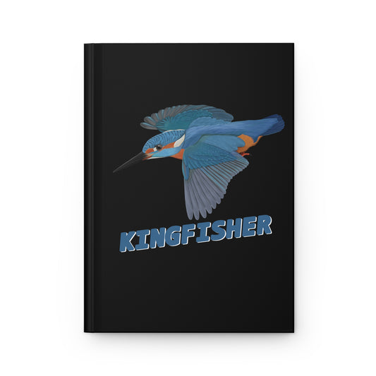Kingfisher Bird Hardcover Journal 150 Pages A5 for Bird Lovers & Bird Watchers