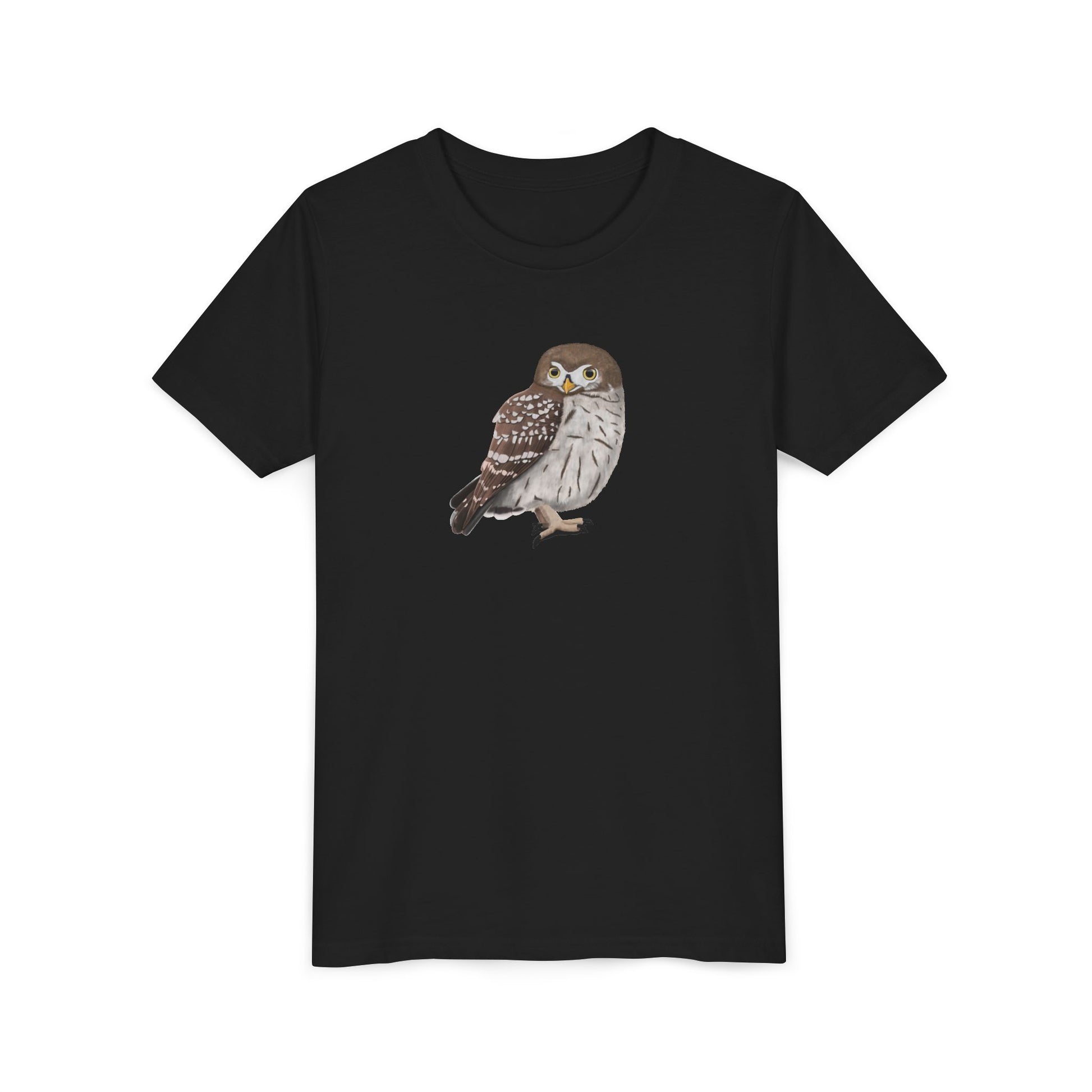 Little Owl Birding & Birdwatching Bird Youth T-Shirt