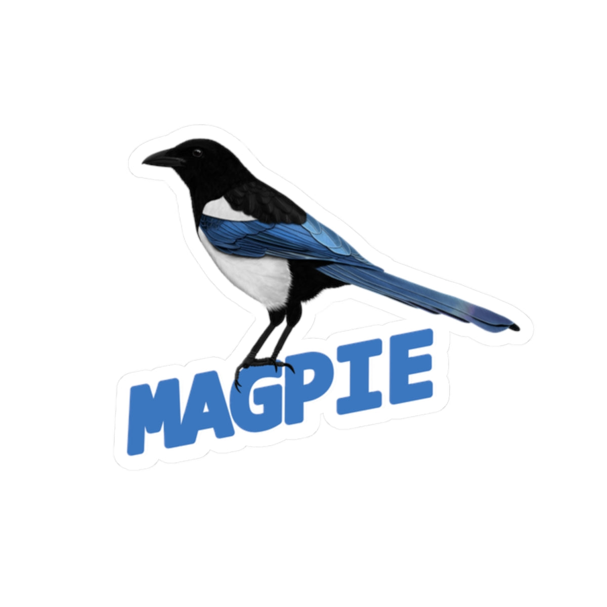 Magpie Sticker Bird Lover & Bird Watcher