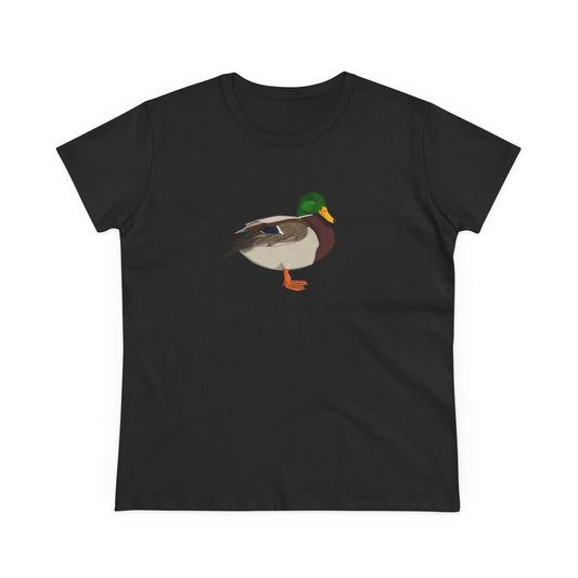 Mallard Bird Design for Birdwatchers and Bird Lovers Women's T-Shirt