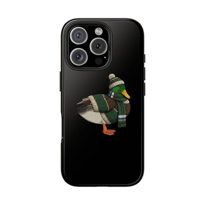 Mallard Dual-Layer iPhone Case with Bird Art – The Perfect Gift for Ornithologists & Bird Lovers