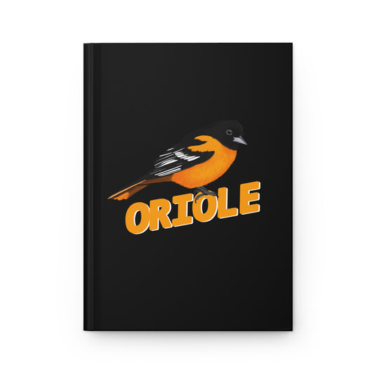 Oriole Bird Hardcover Journal 150 Pages A5 for Bird Lovers & Bird Watchers
