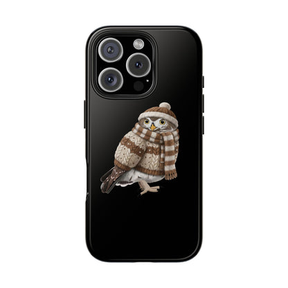 Owl Dual-Layer iPhone Case with Bird Art – The Perfect Gift for Ornithologists & Bird Lovers