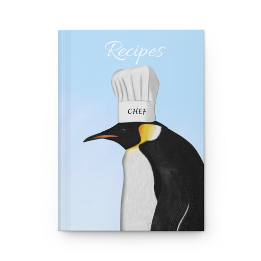 Penguin Bird Hardcover Journal for Recipes 150 Pages A5 Bird Lovers & Bird Watchers