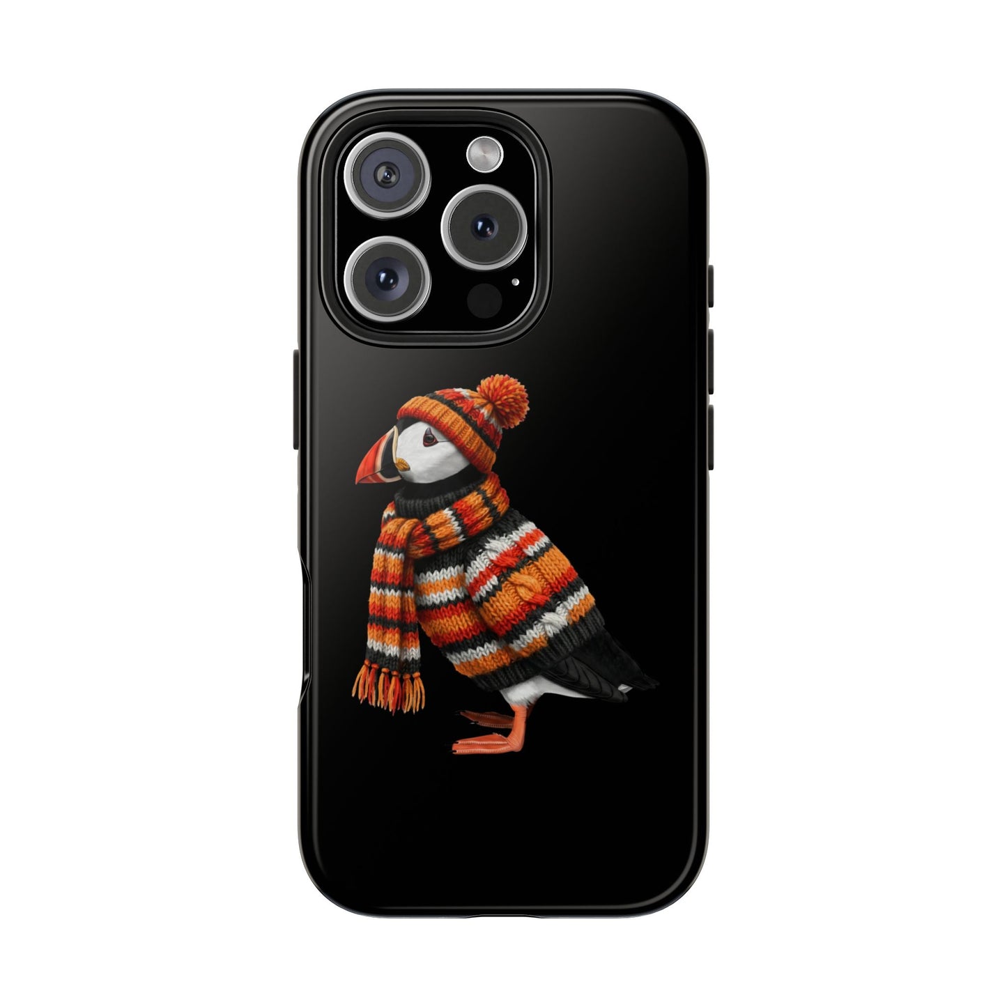 Puffin Dual-Layer iPhone Case with Bird Art – The Perfect Gift for Ornithologists & Bird Lovers