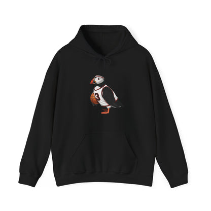 Puffin Funny Basketball Bird Hoodie – Unique Hoops Fan Gift – Soft, Unisex Jumper for Players
