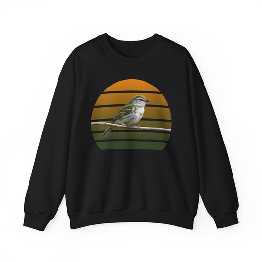 Red-Eyed Vireo Sweatshirt | Songbird Crewneck | Unique Birder Gift | Unisex Wildlife Pullover