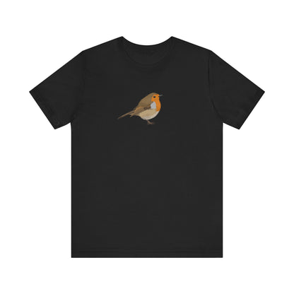 Rotkehlchen Vogel T-Shirt für Vogelfreunde und Vogelbeobachter