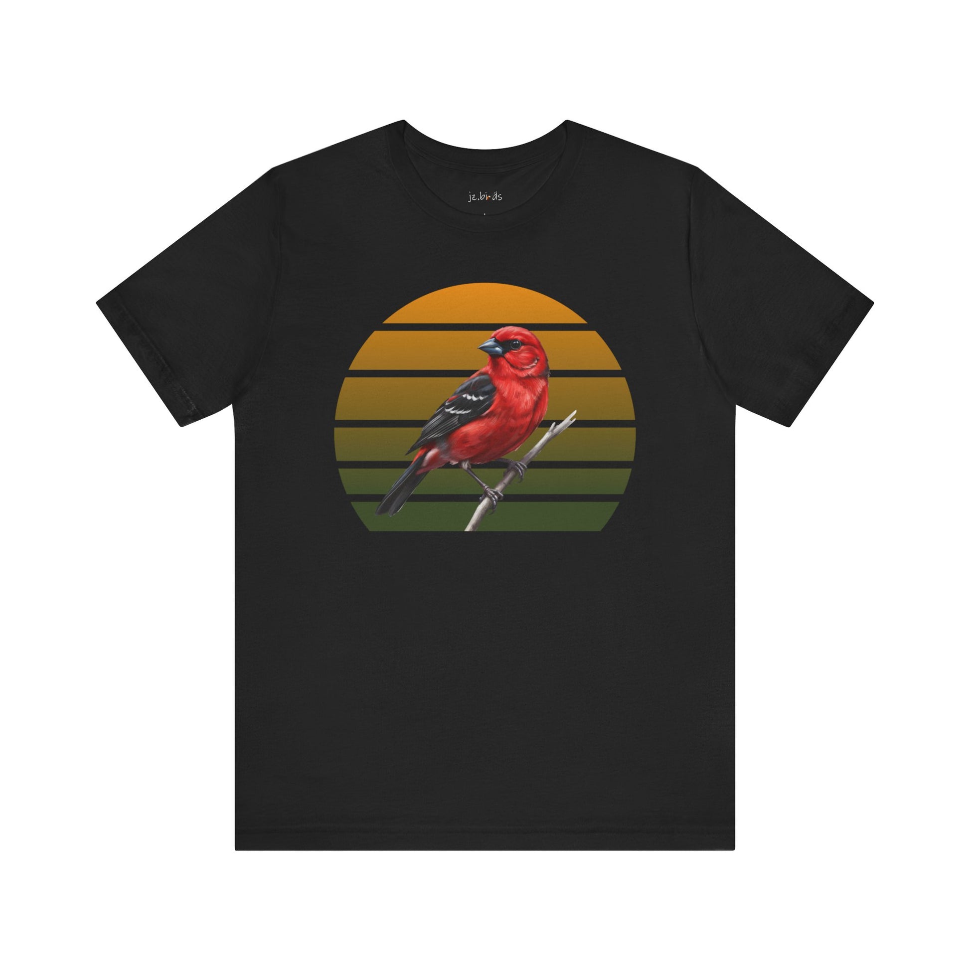 Scarlet Tanager T-Shirt | Unisex Retail Fit Bird Lover Tee | Wildlife Birder Gift