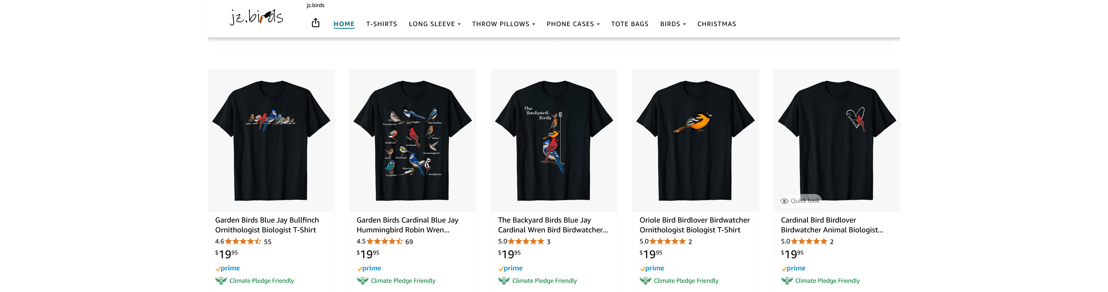 bird t-shirts on amazon high ratings customer favorites