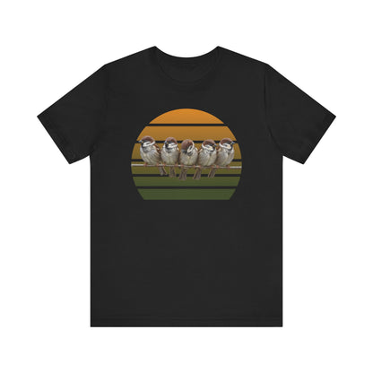 Sparrow Premium T-Shirt | Unique Birdwatcher & Birder Gift by jz.birds